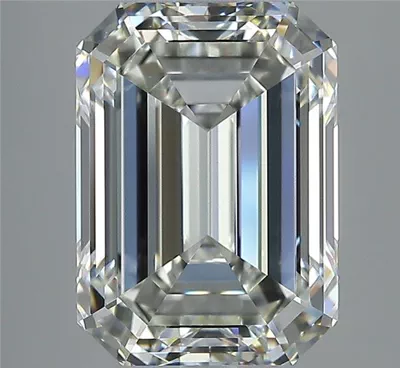 4.50ct J VVS2 Rare Carat Ideal Cut Emerald Diamond