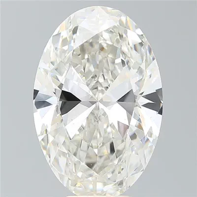 6.84ct H VS2 Rare Carat Ideal Cut Oval Lab Grown Diamond
