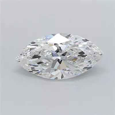 1.51ct D VVS2 Rare Carat Ideal Cut Marquise Lab Grown Diamond