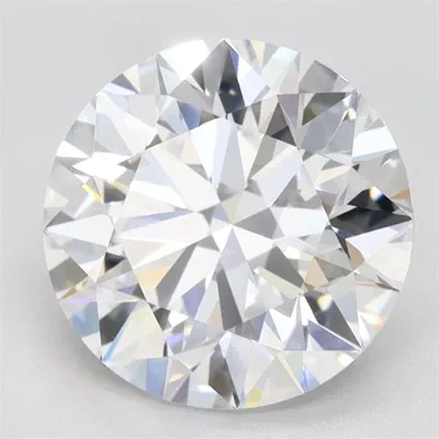 2.76ct D VVS1 Rare Carat Ideal Cut Round Lab Grown Diamond