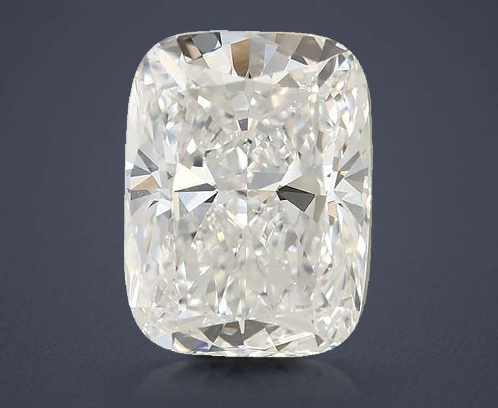 3.04ct E VS1 Rare Carat Ideal Cut Cushion Lab Grown Diamond