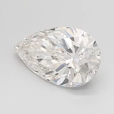 1.51ct G VS2 Rare Carat Ideal Cut Pear Lab Grown Diamond
