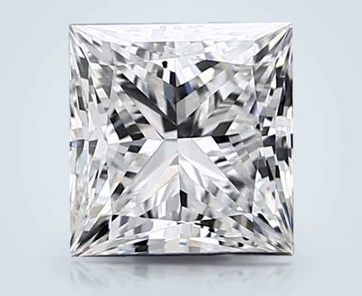 1.24ct F VS2 Rare Carat Ideal Cut Princess Lab Grown Diamond