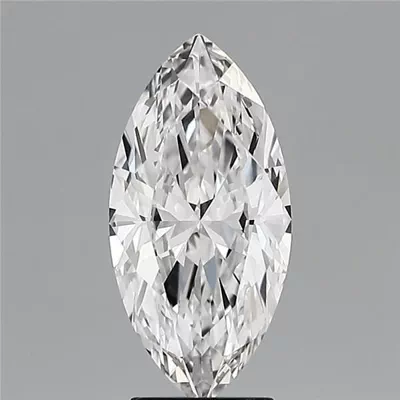 3.19ct F VVS1 Rare Carat Ideal Cut Marquise Diamond