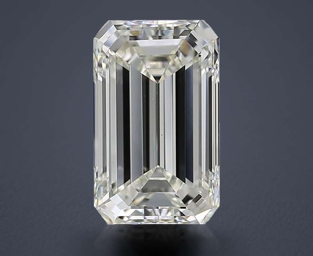 5.01ct J VS2 Very Good Cut Emerald Diamond