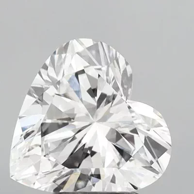 3.08ct E VVS2 Very Good Cut Heart Lab Grown Diamond