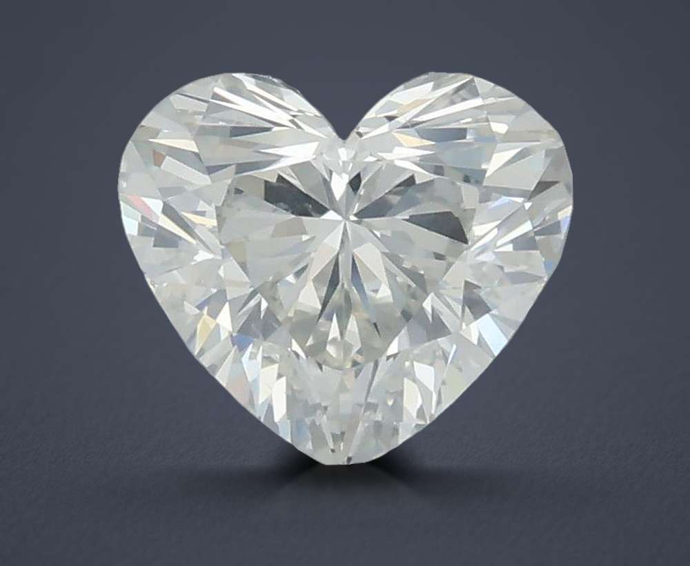 0.52ct I SI1 Rare Carat Ideal Cut Heart Diamond