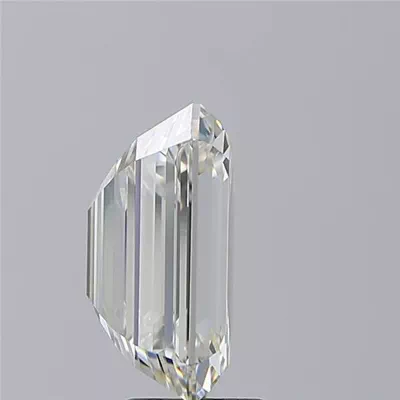 5.52ct J IF Rare Carat Ideal Cut Emerald Diamond