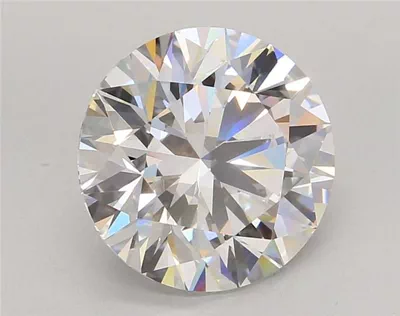 5.04ct E VVS1 Rare Carat Ideal Cut Round Lab Grown Diamond