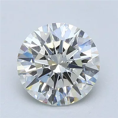 2.51ct J VS2 Rare Carat Ideal Cut Round Diamond