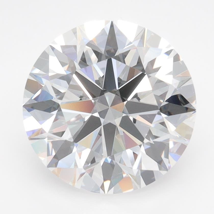 3.26ct D VVS1 Rare Carat Ideal Cut Round Lab Grown Diamond
