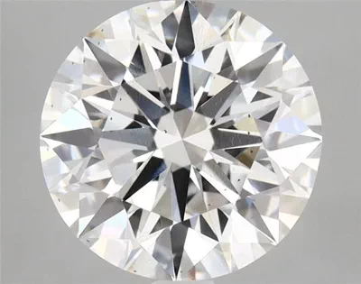 3.05ct F SI1 Rare Carat Ideal Cut Round Lab Grown Diamond