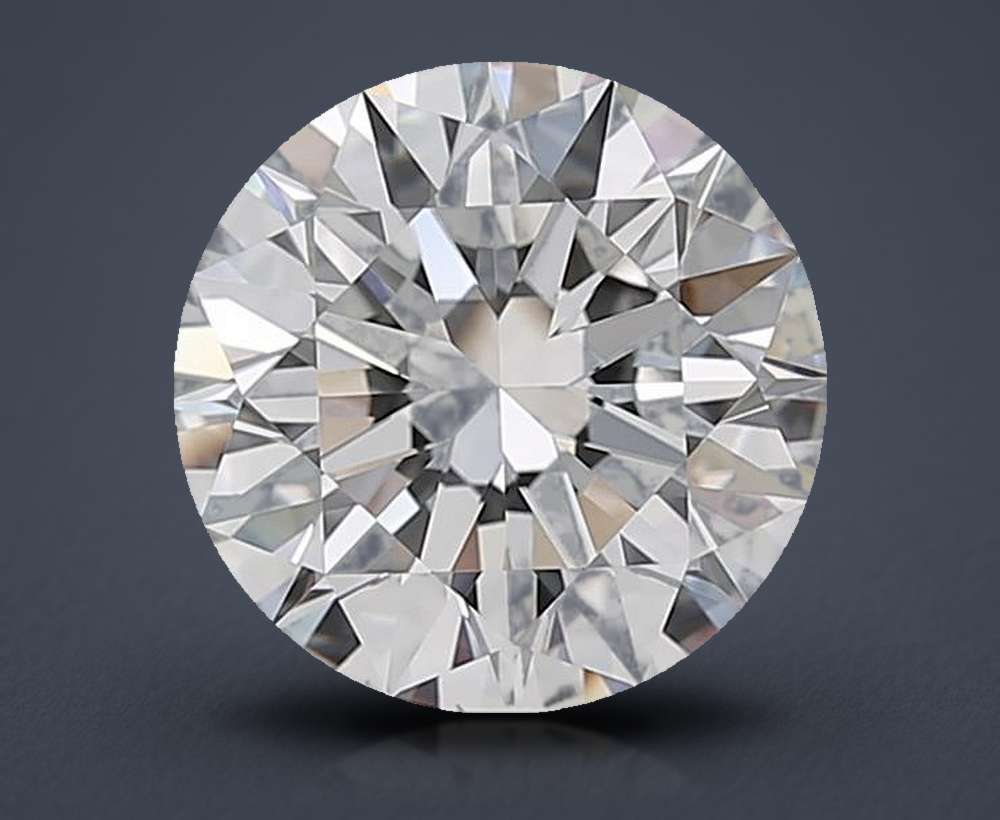 3.04ct F IF Rare Carat Ideal Cut Round Diamond