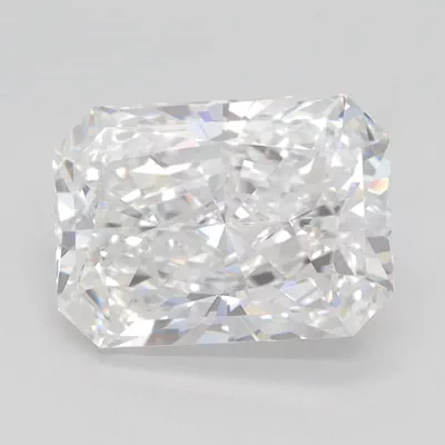 4.09ct E VVS1 Rare Carat Ideal Cut Radiant Lab Grown Diamond