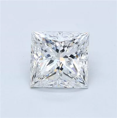 2.02ct E VS2 Rare Carat Ideal Cut Princess Diamond