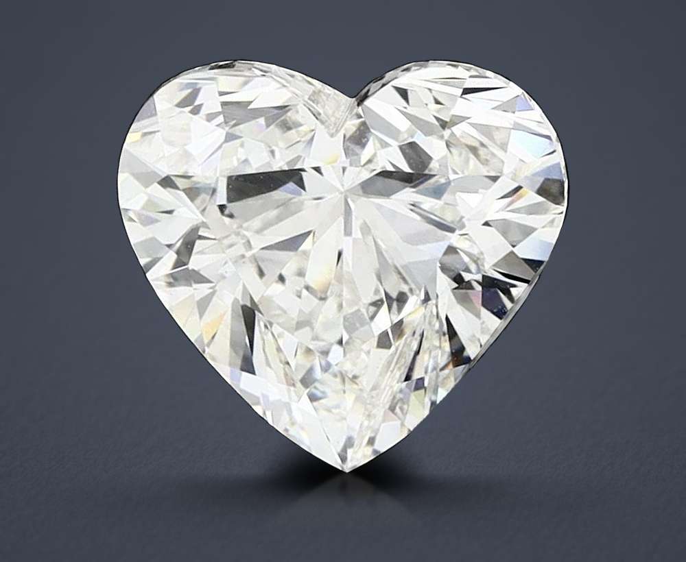 5.35ct G VS1 Rare Carat Ideal Cut Heart Lab Grown Diamond