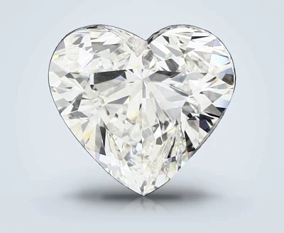 5.35ct G VS1 Rare Carat Ideal Cut Heart Lab Grown Diamond