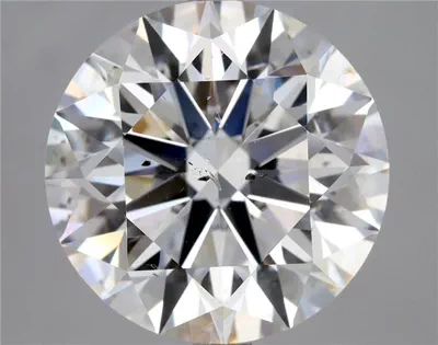 4.21ct E SI2 Rare Carat Ideal Cut Round Diamond