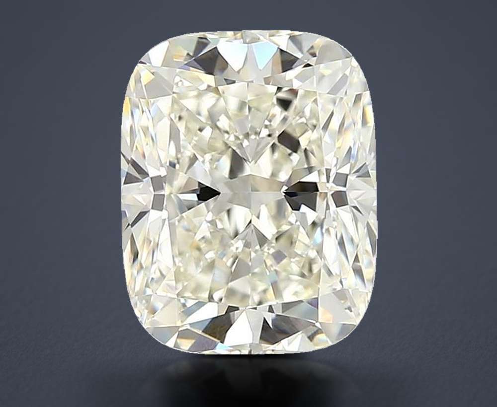 3.06ct J VS2 Excellent Cut Cushion Diamond