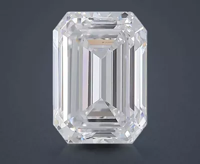 6.00ct E VVS2 Rare Carat Ideal Cut Emerald Lab Grown Diamond