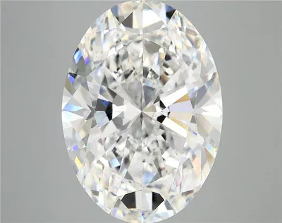 10.04ct F VVS2 Rare Carat Ideal Cut Oval Lab Grown Diamond