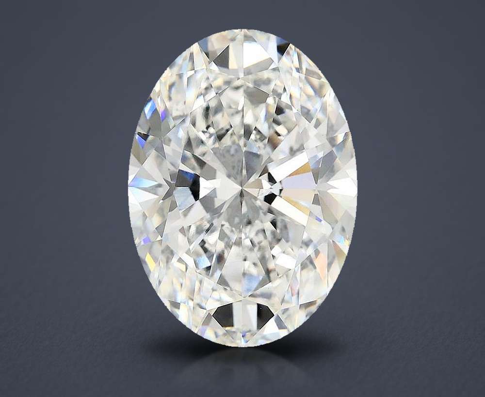 10.04ct F VVS2 Rare Carat Ideal Cut Oval Lab Grown Diamond