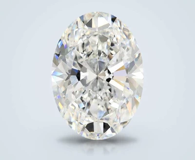 10.04ct F VVS2 Rare Carat Ideal Cut Oval Lab Grown Diamond