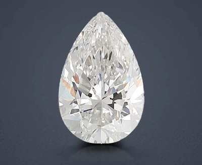 2.50ct F VS1 Very Good Cut Pear Lab Grown Diamond