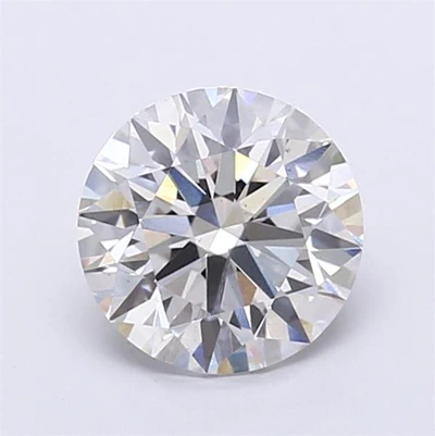 3.06ct G VS2 Rare Carat Ideal Cut Round Lab Grown Diamond