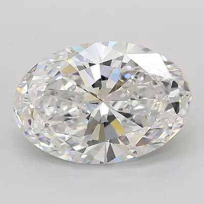 2.50ct E VS1 Rare Carat Ideal Cut Oval Lab Grown Diamond