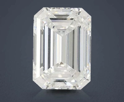 2.01ct D VVS2 Rare Carat Ideal Cut Emerald Lab Grown Diamond