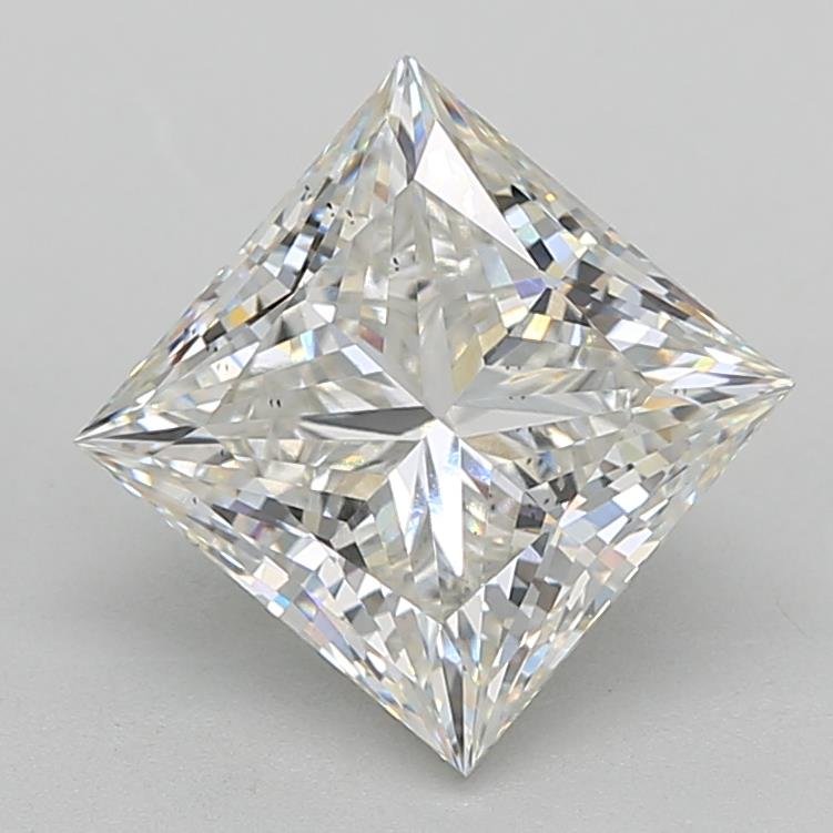 4.05ct H VS2 Rare Carat Ideal Cut Princess Lab Grown Diamond