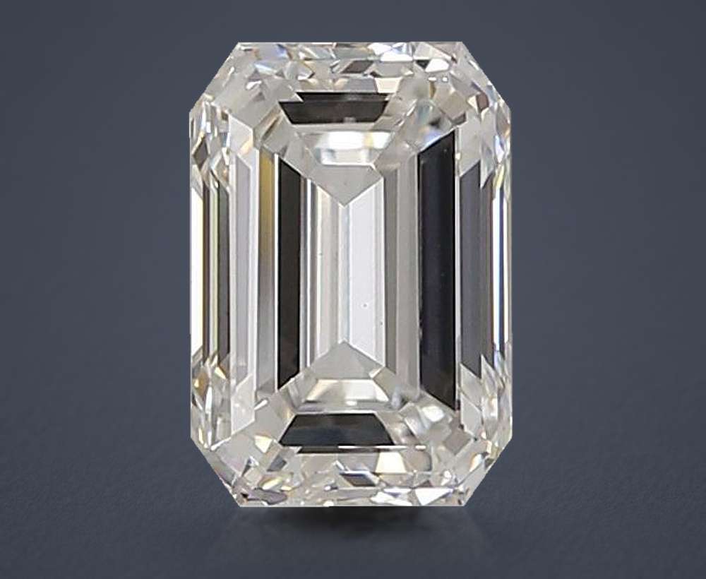 1.44ct E VS1 Rare Carat Ideal Cut Emerald Lab Grown Diamond