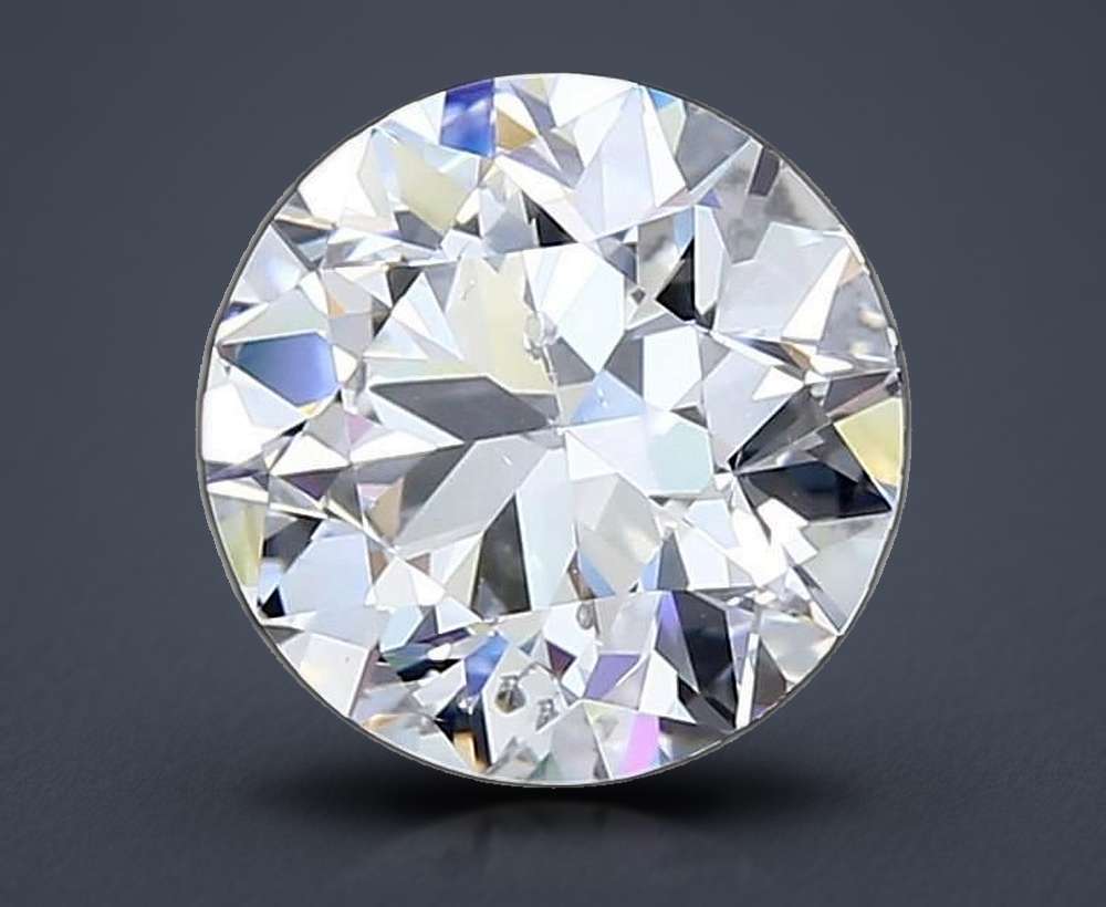 3.00ct D SI2 Rare Carat Ideal Cut Round Diamond