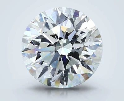3.22ct J VS2 Rare Carat Ideal Cut Round Diamond