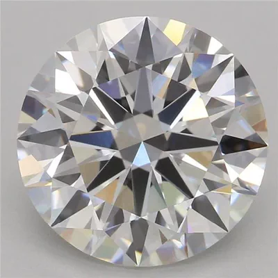 3.04ct F VVS2 Rare Carat Ideal Cut Round Lab Grown Diamond
