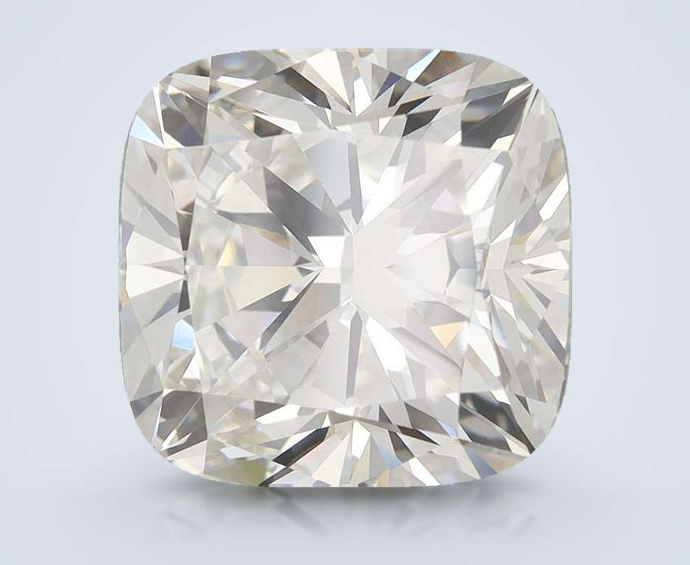 8.43ct I VVS2 Rare Carat Ideal Cut Cushion Lab Grown Diamond