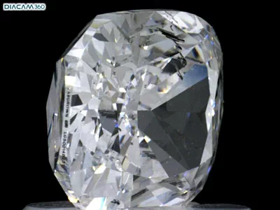 1.00ct D SI2 Rare Carat Ideal Cut Cushion Lab Grown Diamond