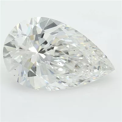 2.08ct F VS2 Rare Carat Ideal Cut Pear Lab Grown Diamond