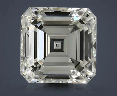 3.01ct J VS1 Rare Carat Ideal Cut Asscher Diamond