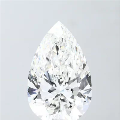14.06ct F VVS2 Rare Carat Ideal Cut Pear Lab Grown Diamond