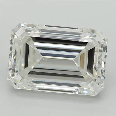 3.04ct E VS2 Excellent Cut Emerald Lab Grown Diamond