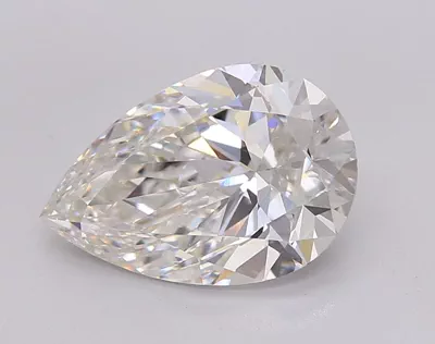 4.03ct G VS1 Rare Carat Ideal Cut Pear Lab Grown Diamond