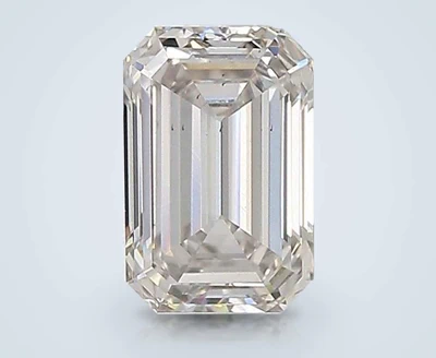 2.02ct K SI1 Rare Carat Ideal Cut Emerald Lab Grown Diamond