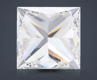 10.01ct F VS1 Rare Carat Ideal Cut Princess Lab Grown Diamond