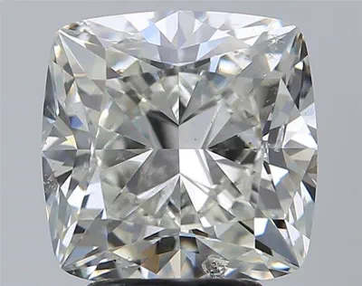 4.01ct J SI2 Rare Carat Ideal Cut Cushion Diamond