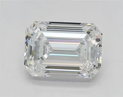 1.50ct D VS1 Rare Carat Ideal Cut Emerald Lab Grown Diamond