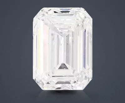 3.27ct E VS2 Rare Carat Ideal Cut Emerald Diamond