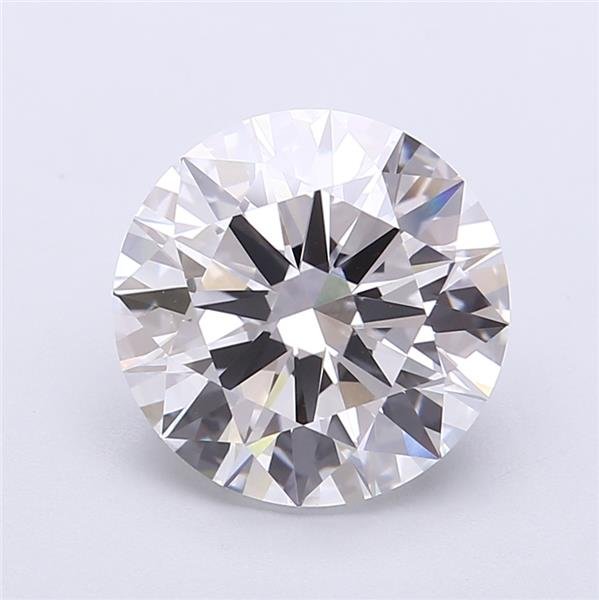 4.05ct D VVS2 Rare Carat Ideal Cut Round Lab Grown Diamond