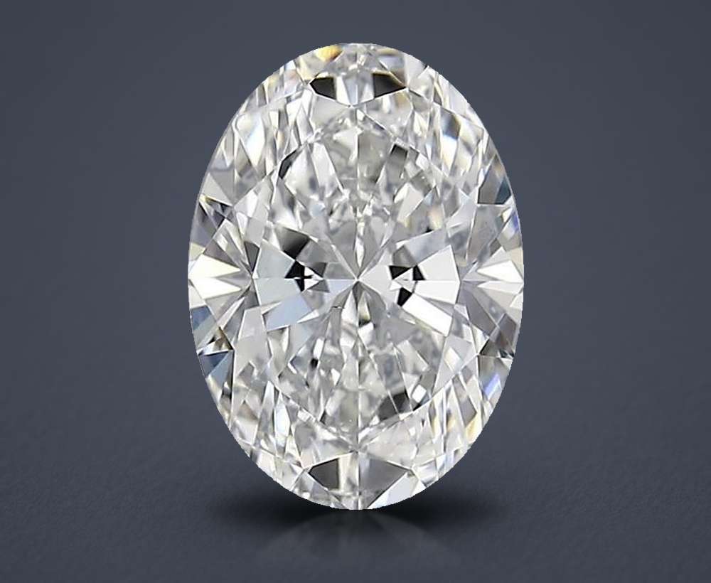 1.46ct E VS2 Rare Carat Ideal Cut Oval Lab Grown Diamond